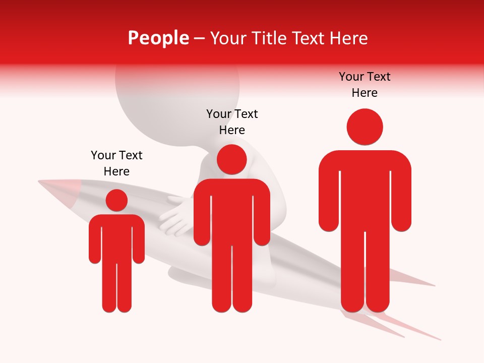 Explosive Movement White PowerPoint Template