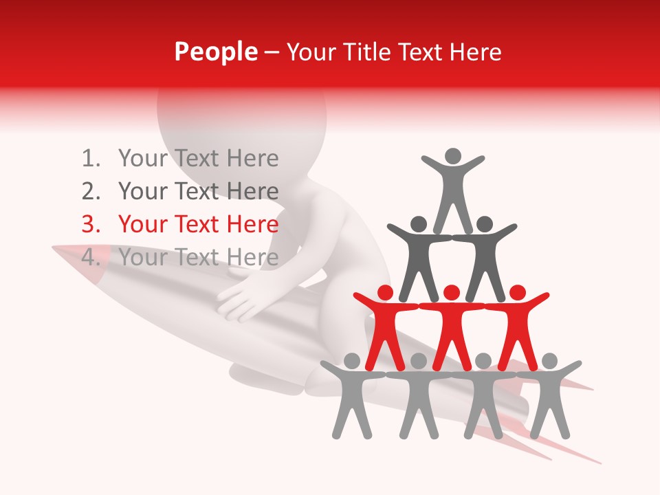 Explosive Movement White PowerPoint Template