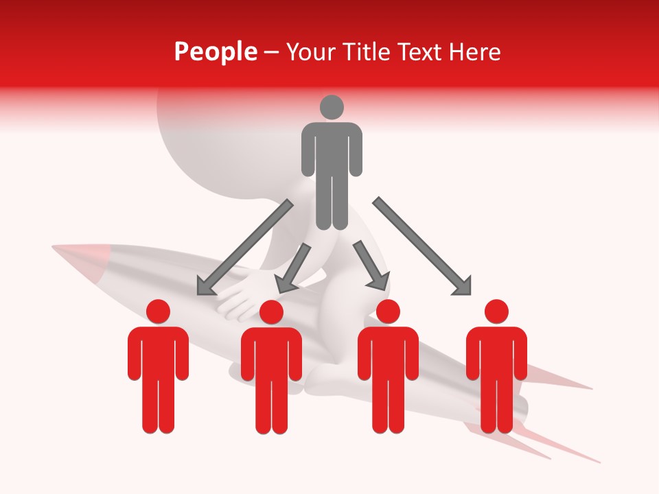 Explosive Movement White PowerPoint Template