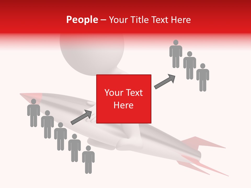 Explosive Movement White PowerPoint Template