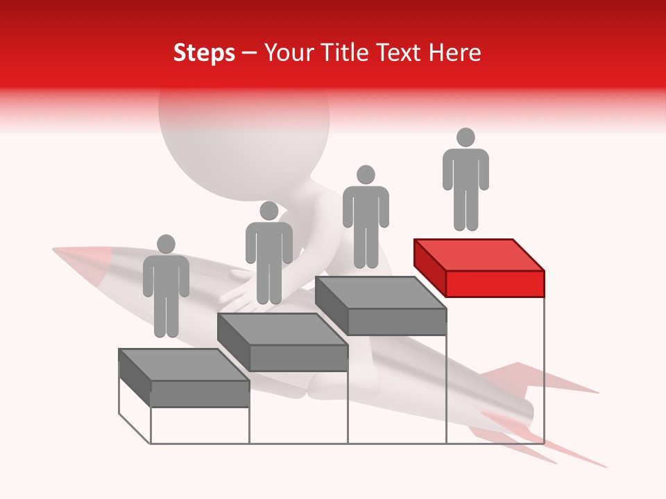 Explosive Movement White PowerPoint Template