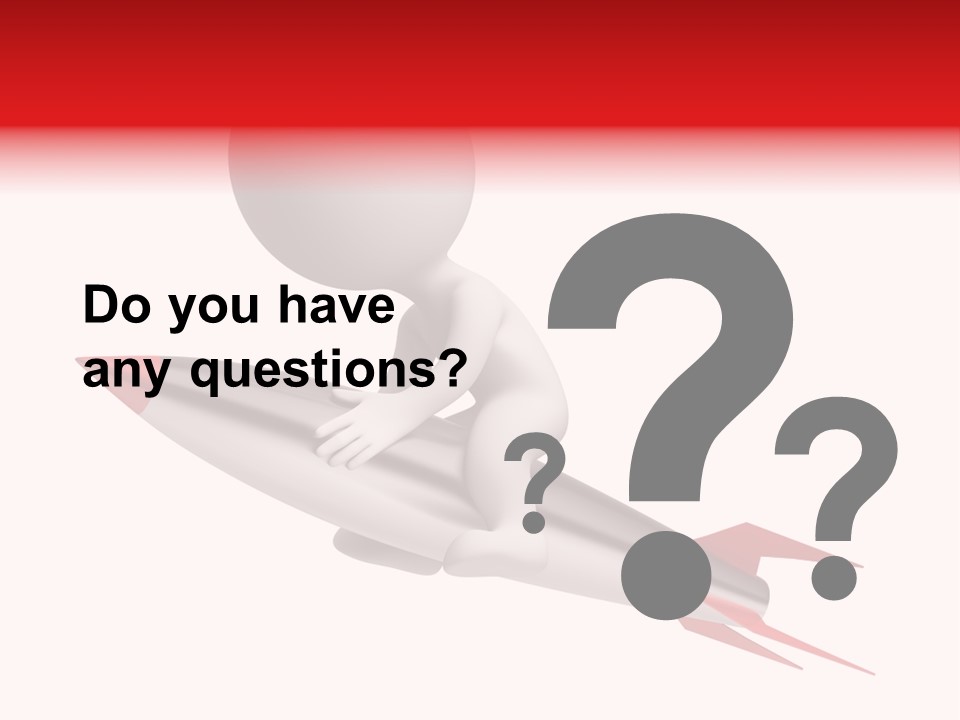 Explosive Movement White PowerPoint Template