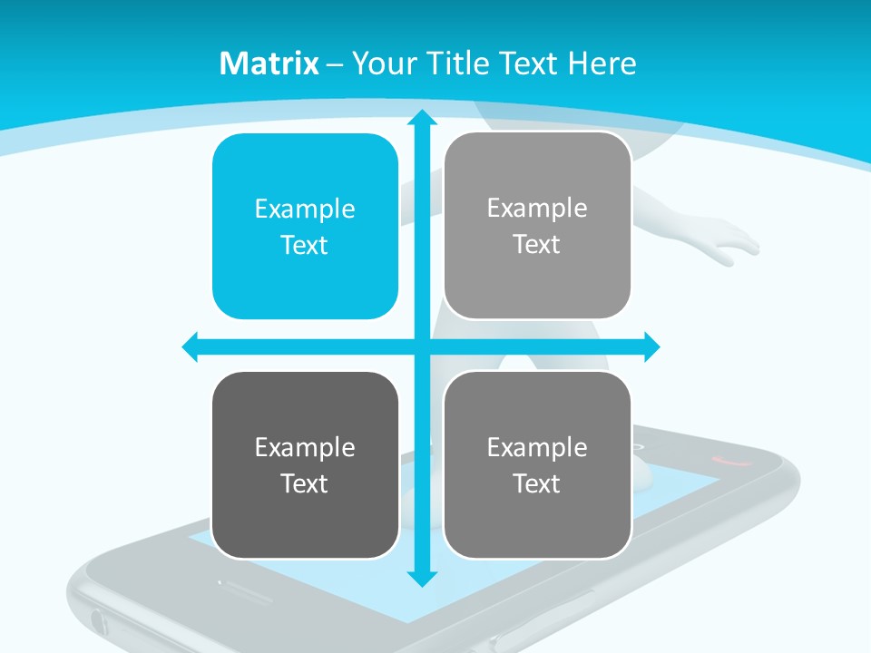 Graphics Mobile Screen PowerPoint Template