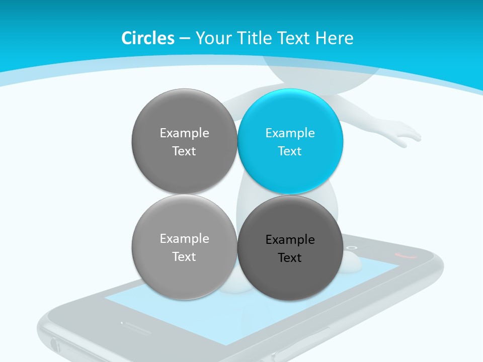 Graphics Mobile Screen PowerPoint Template