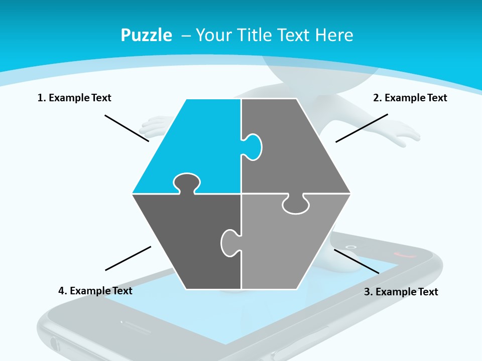 Graphics Mobile Screen PowerPoint Template