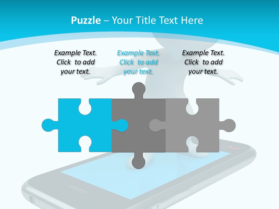 Graphics Mobile Screen PowerPoint Template