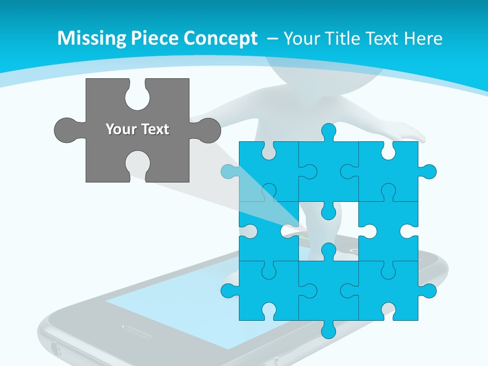 Graphics Mobile Screen PowerPoint Template