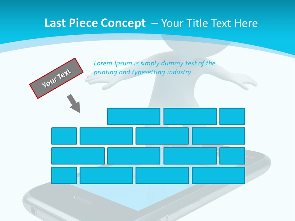 Graphics Mobile Screen PowerPoint Template