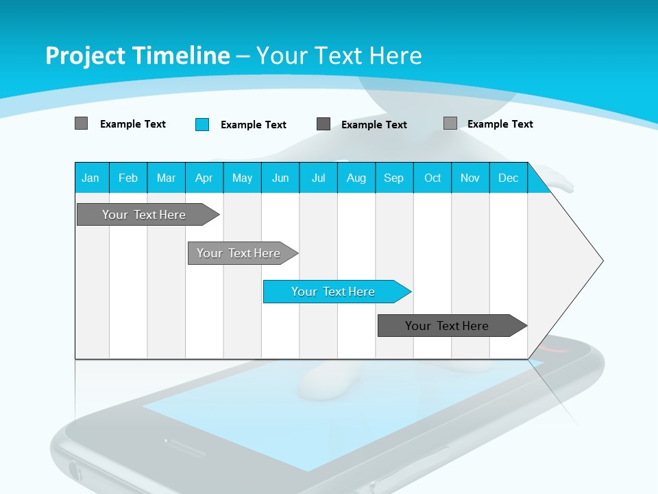 Graphics Mobile Screen PowerPoint Template