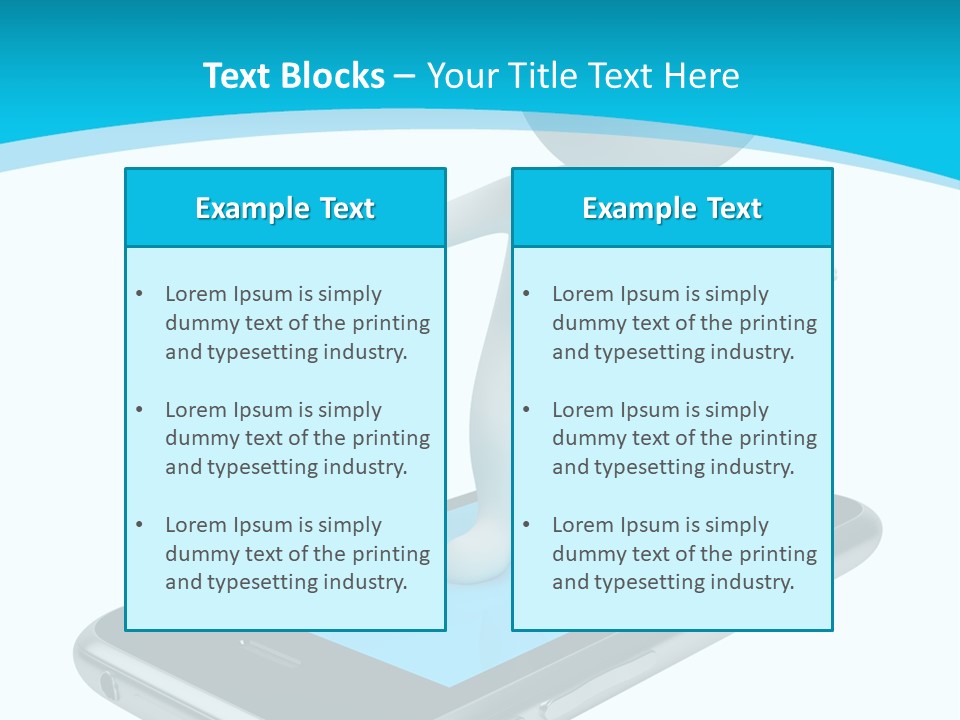 Graphics Mobile Screen PowerPoint Template