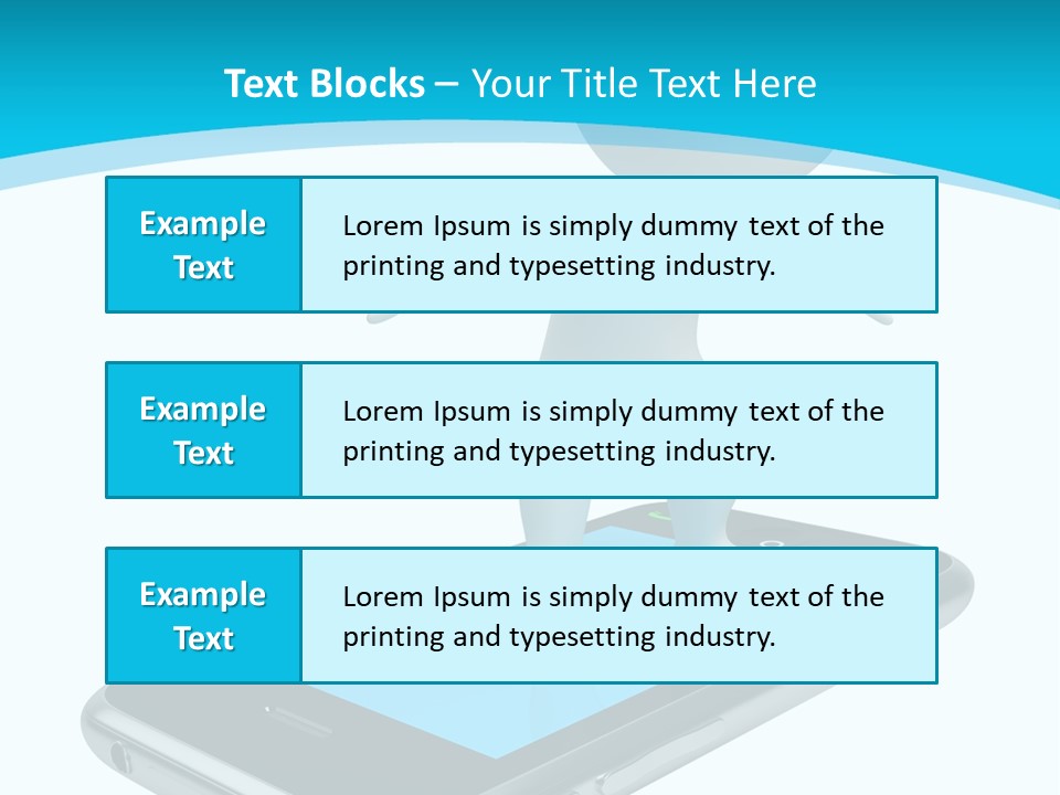Graphics Mobile Screen PowerPoint Template