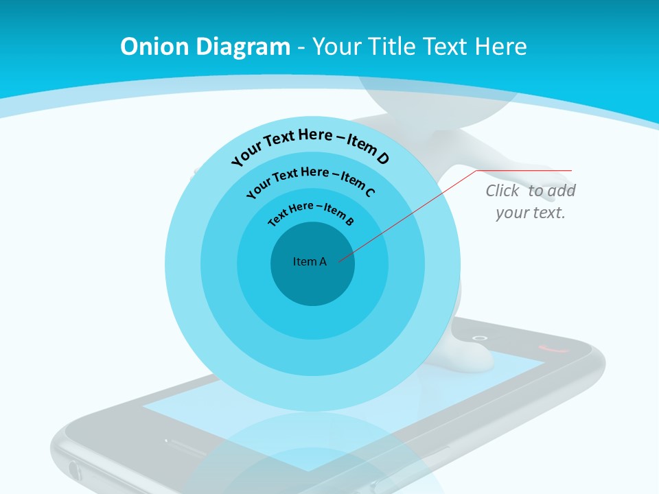 Graphics Mobile Screen PowerPoint Template