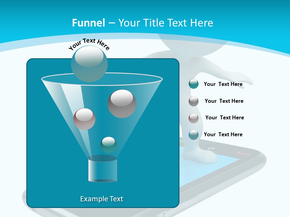 Graphics Mobile Screen PowerPoint Template