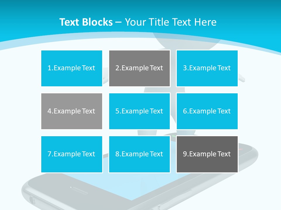 Graphics Mobile Screen PowerPoint Template
