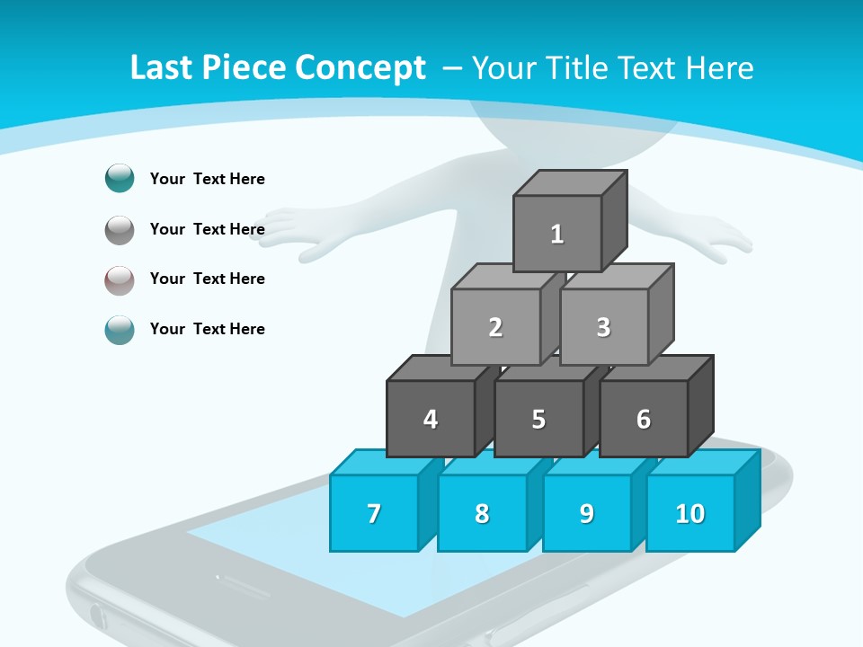 Graphics Mobile Screen PowerPoint Template