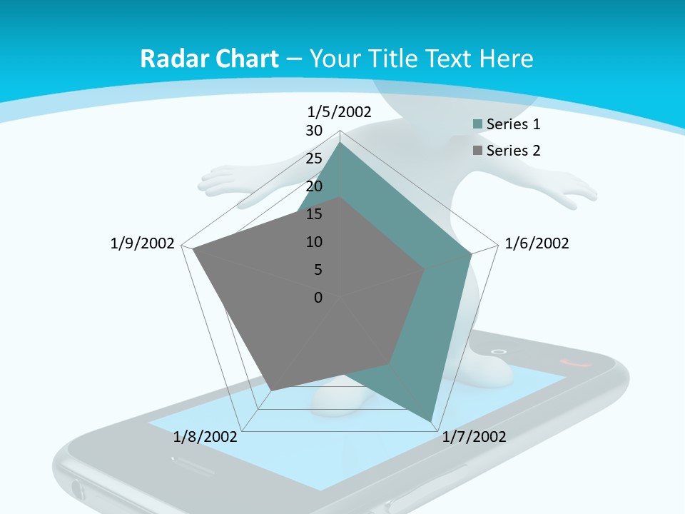 Graphics Mobile Screen PowerPoint Template