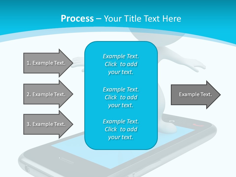 Graphics Mobile Screen PowerPoint Template