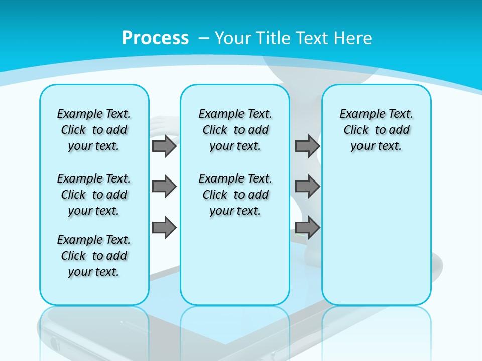 Graphics Mobile Screen PowerPoint Template