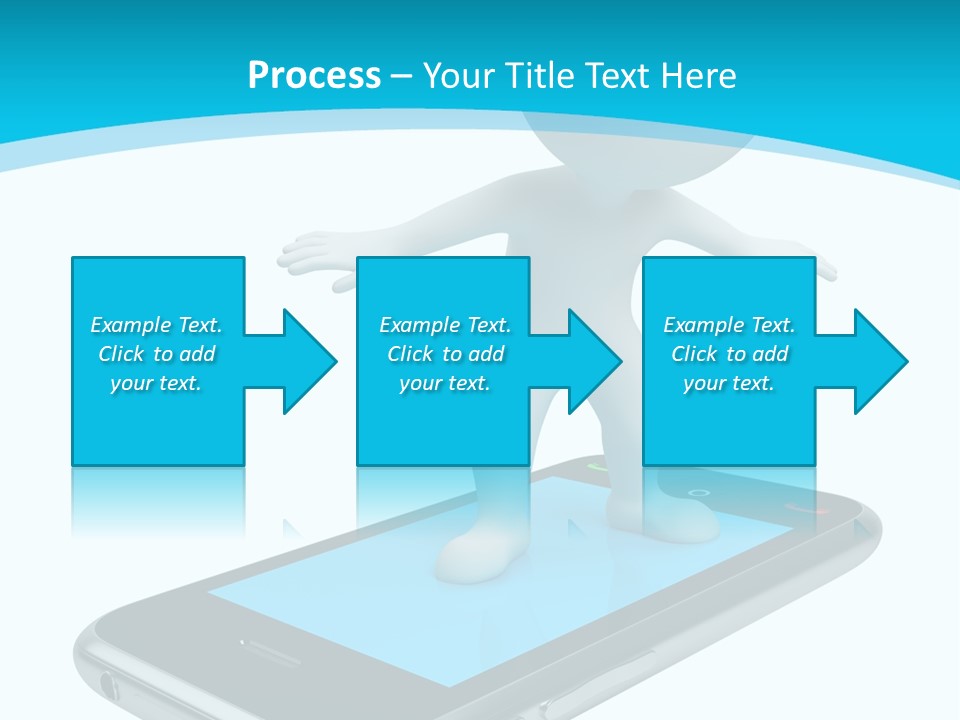 Graphics Mobile Screen PowerPoint Template