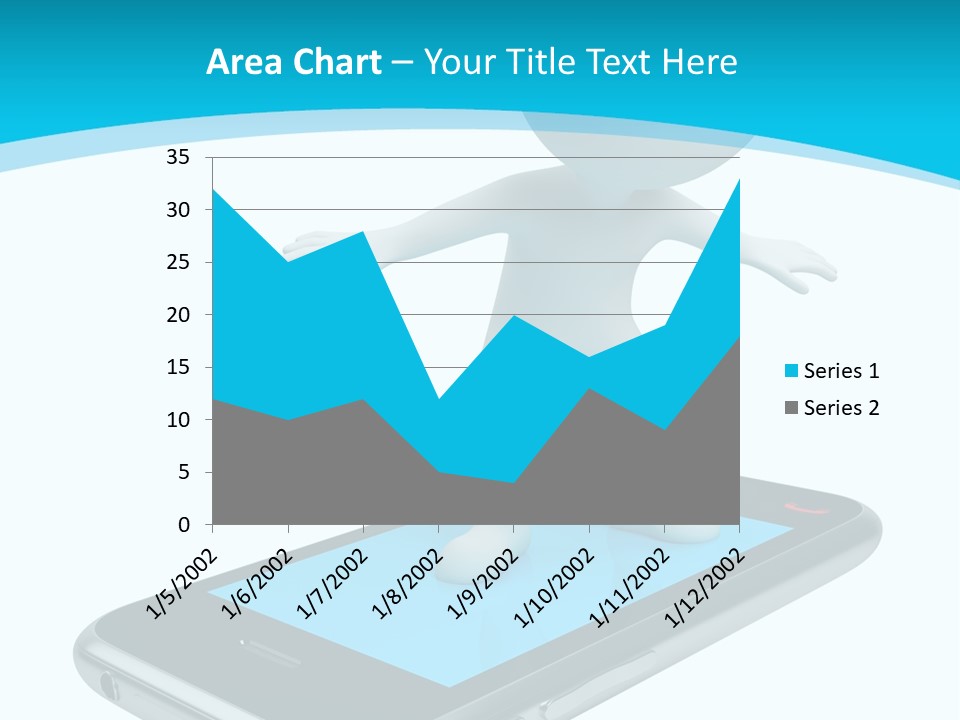 Graphics Mobile Screen PowerPoint Template