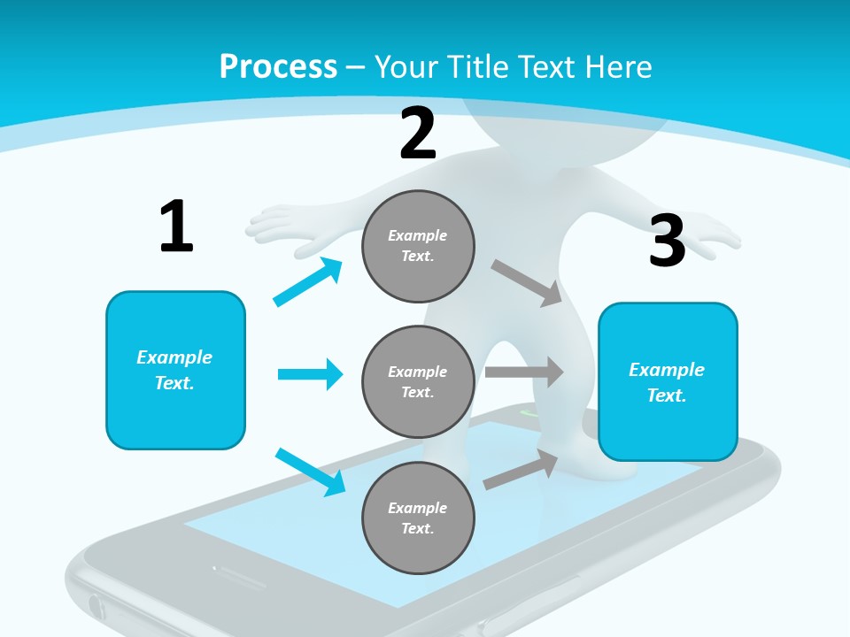 Graphics Mobile Screen PowerPoint Template