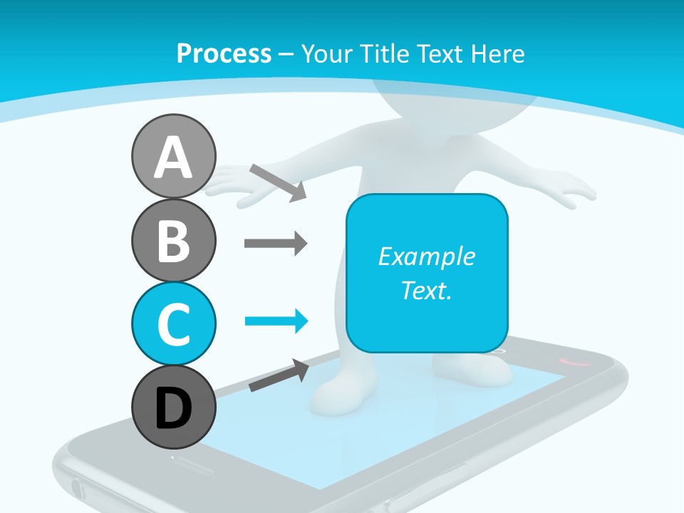 Graphics Mobile Screen PowerPoint Template