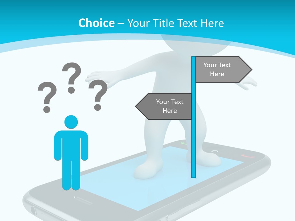 Graphics Mobile Screen PowerPoint Template