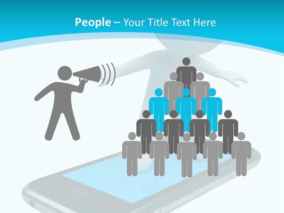 Graphics Mobile Screen PowerPoint Template