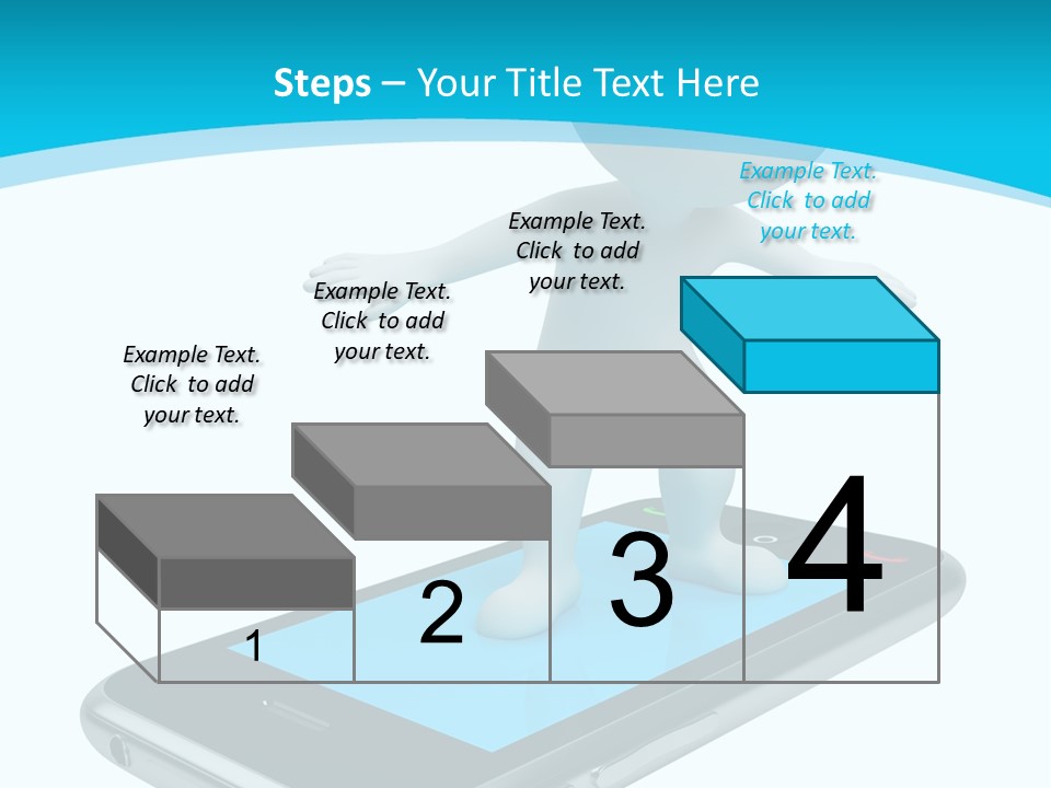Graphics Mobile Screen PowerPoint Template