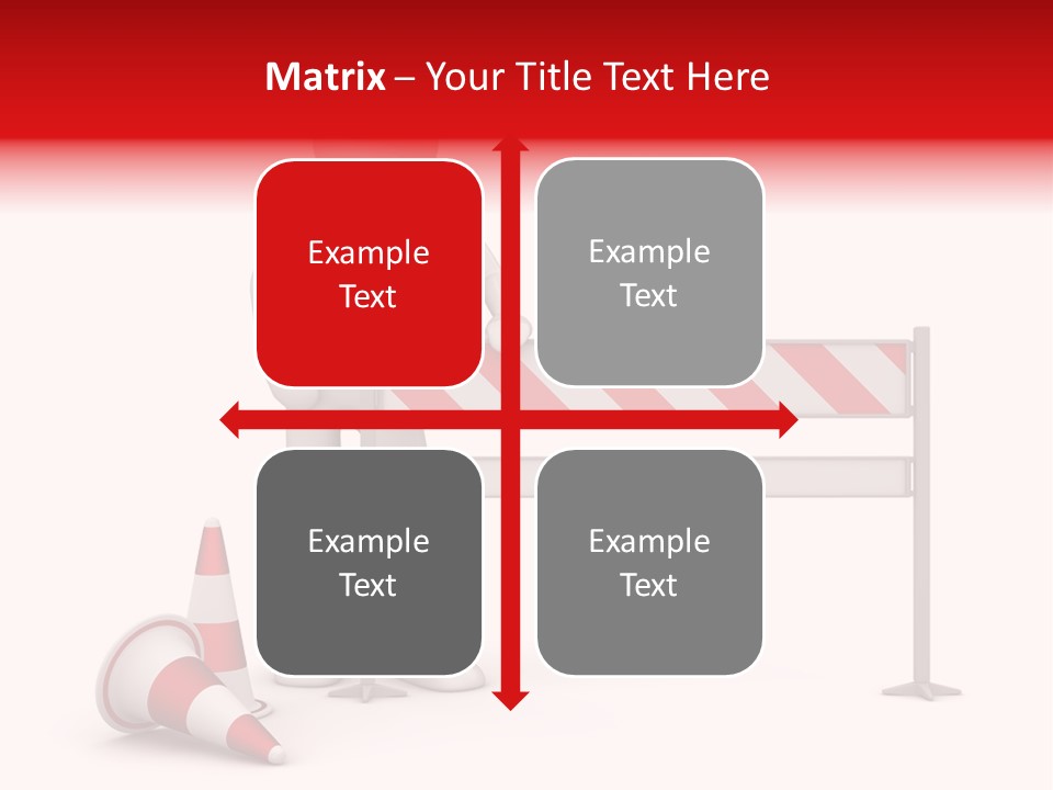 Constructor Symbol Road PowerPoint Template