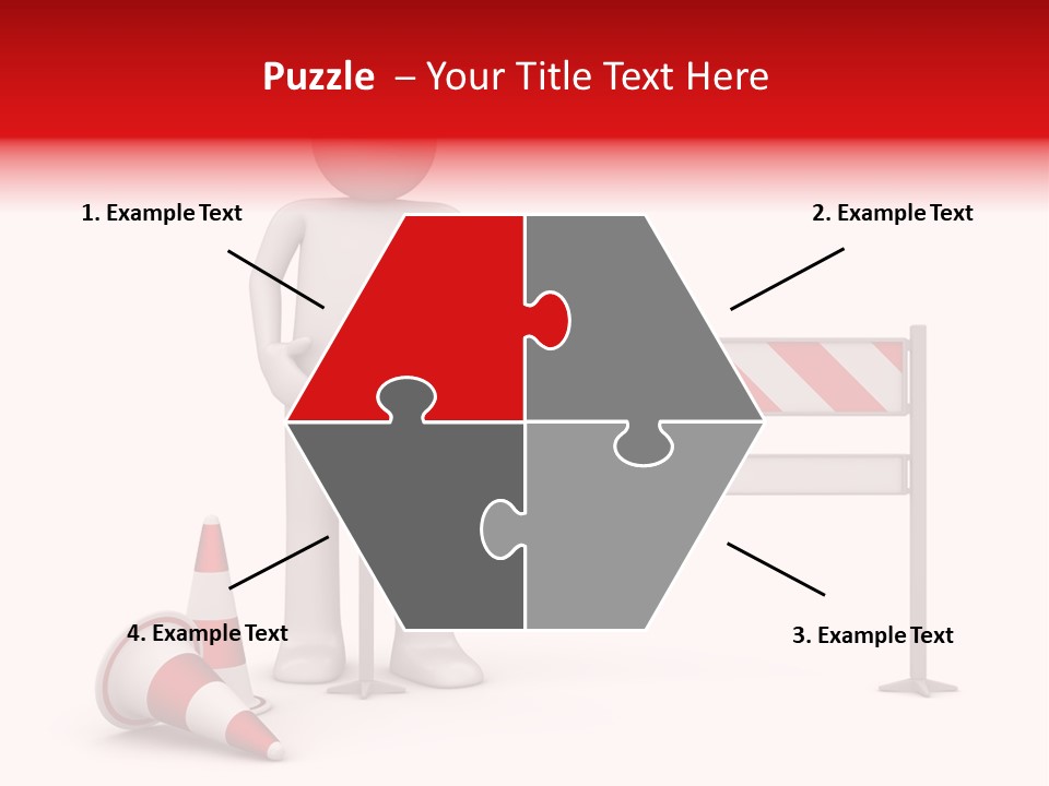 Constructor Symbol Road PowerPoint Template