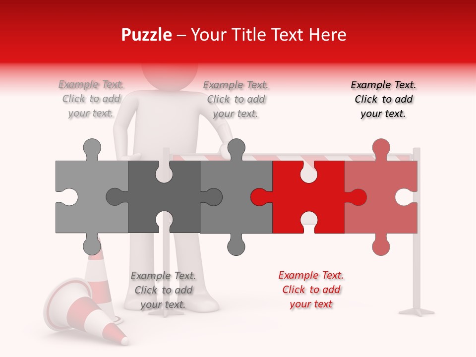 Constructor Symbol Road PowerPoint Template