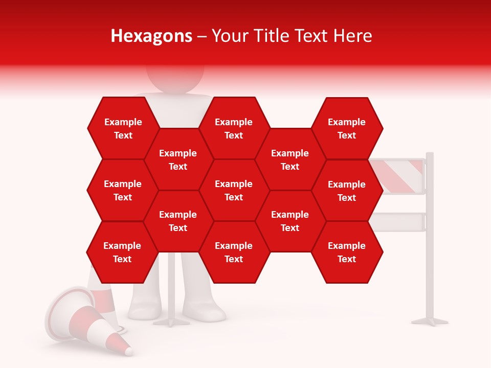 Constructor Symbol Road PowerPoint Template