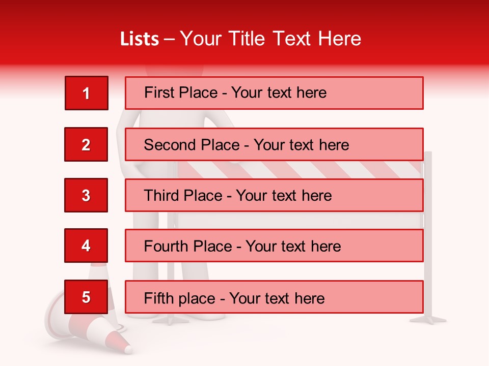 Constructor Symbol Road PowerPoint Template