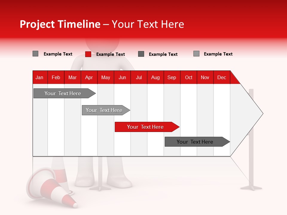 Constructor Symbol Road PowerPoint Template