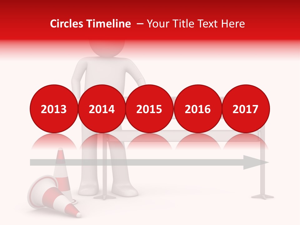 Constructor Symbol Road PowerPoint Template