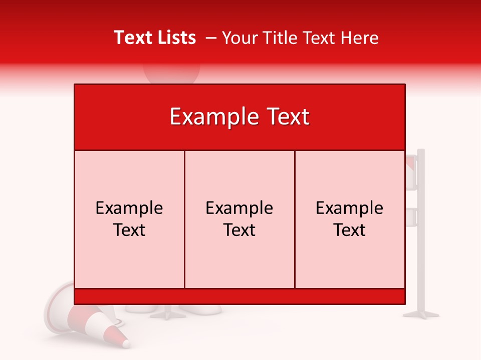 Constructor Symbol Road PowerPoint Template