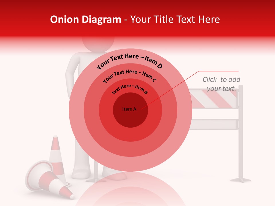 Constructor Symbol Road PowerPoint Template