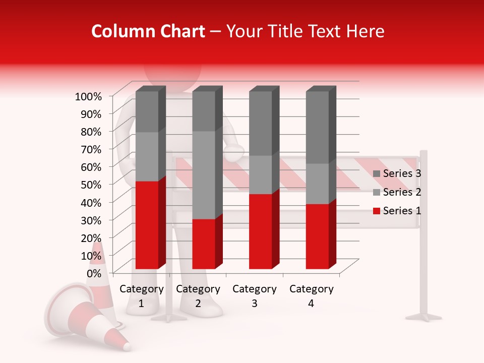 Constructor Symbol Road PowerPoint Template