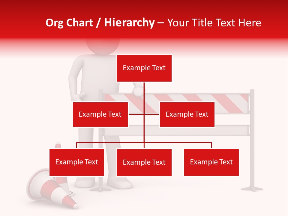 Constructor Symbol Road PowerPoint Template
