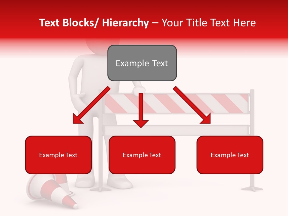 Constructor Symbol Road PowerPoint Template