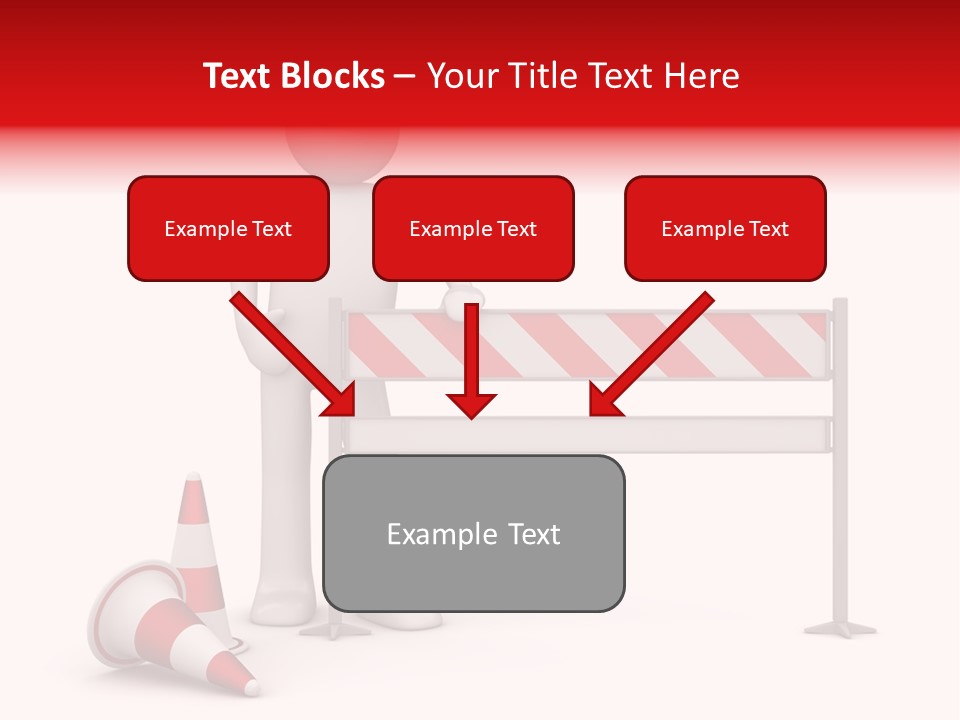 Constructor Symbol Road PowerPoint Template