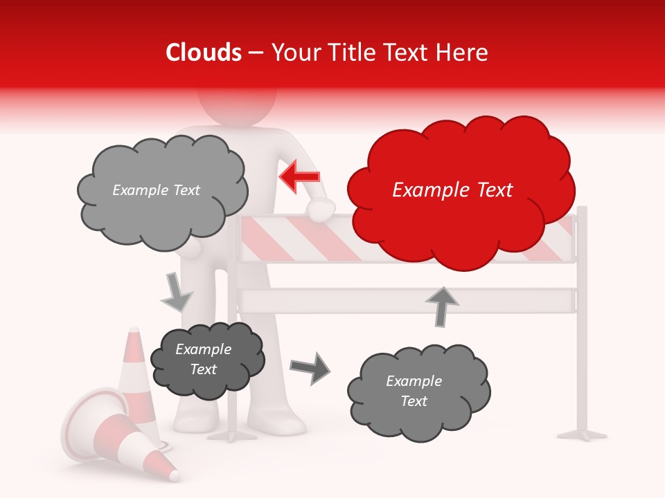 Constructor Symbol Road PowerPoint Template