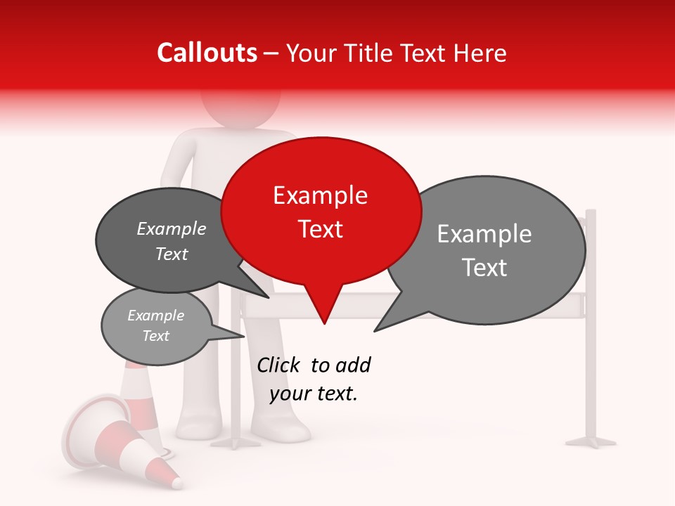 Constructor Symbol Road PowerPoint Template