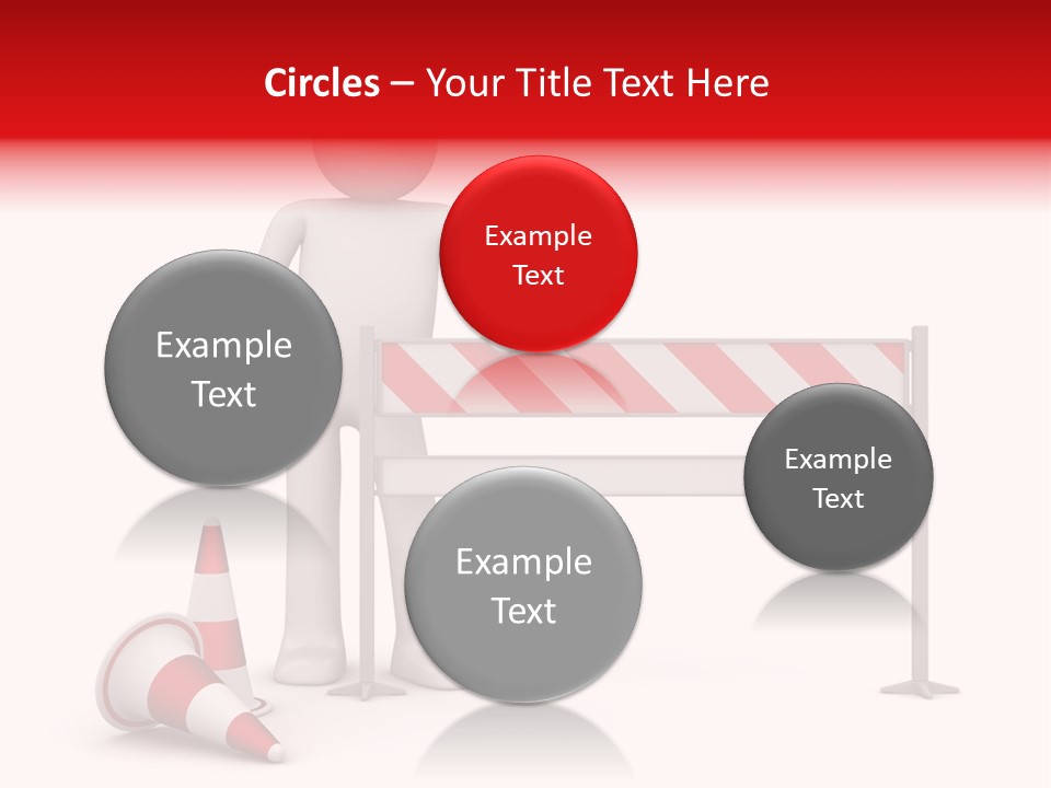 Constructor Symbol Road PowerPoint Template