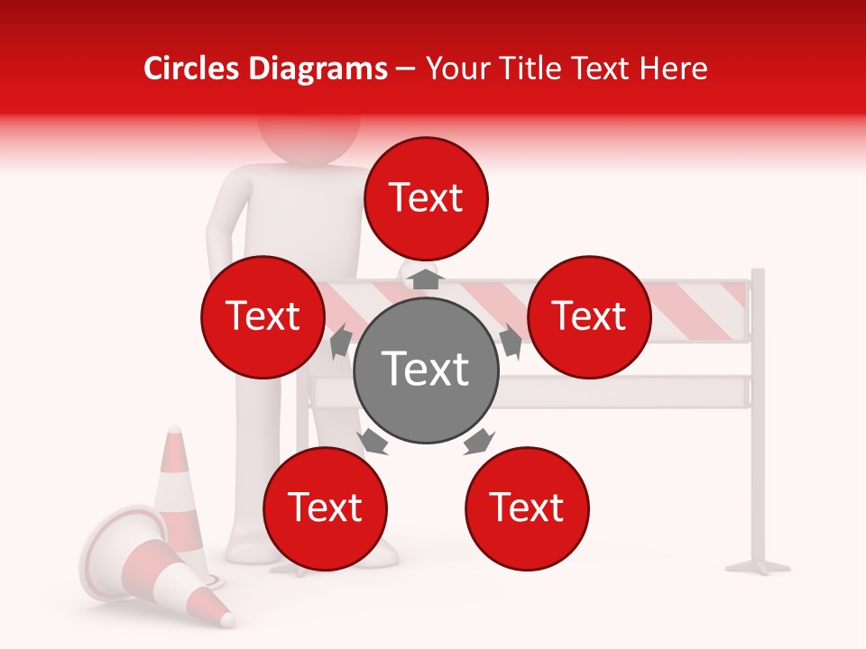Constructor Symbol Road PowerPoint Template