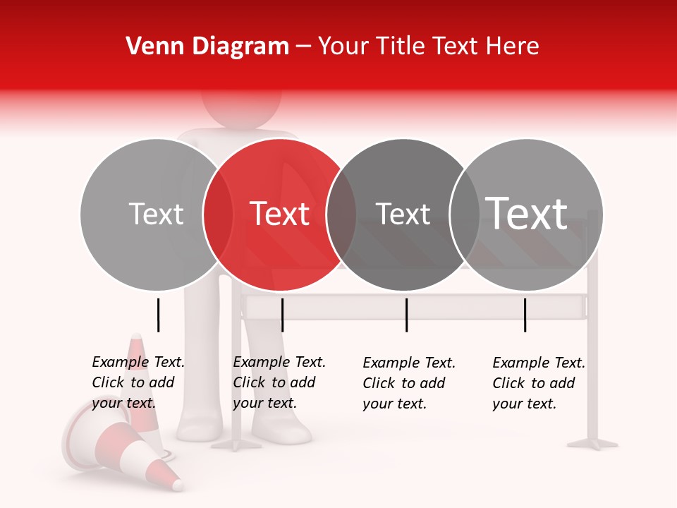 Constructor Symbol Road PowerPoint Template