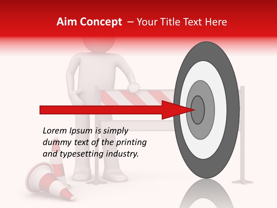 Constructor Symbol Road PowerPoint Template