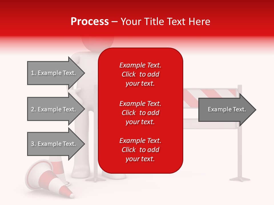 Constructor Symbol Road PowerPoint Template