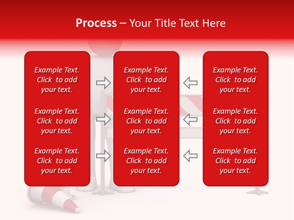 Constructor Symbol Road PowerPoint Template
